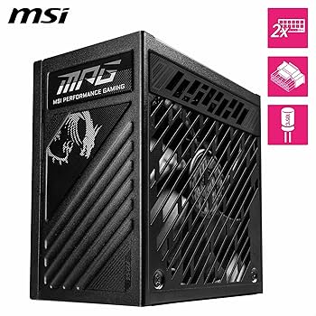 Amazon | MSI MPG A850GS PCIE5 PC電源ユニット 850W ATX3.1/PCIe 5.1