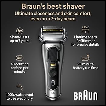 Amazon.co.jp: Braun Series 9 PRO+ 男性用電気シェーバー 5つのプロ
