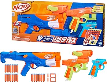 Amazon.co.jp: Nerf Nシリーズ ギアアップパック ブラスター3個 ナーフ