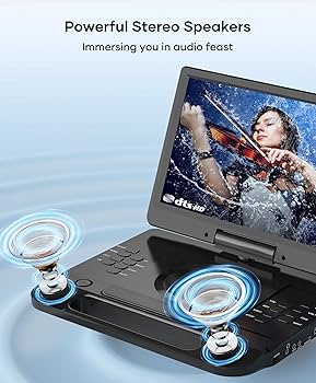 Amazon.com: FANGOR 13.3'' Portable Blu Ray Player with 12'' 1080P