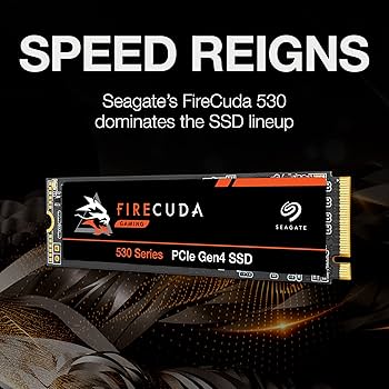 Amazon.com: Seagate FireCuda 530 1TB M.2 PCIe Gen4 NVMe SSD - 7300