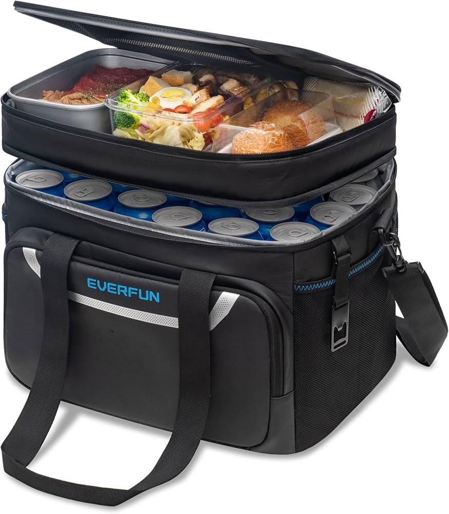 Amazon.com : EVERFUN Large Soft Cooler Bag Travel Beach Insulated