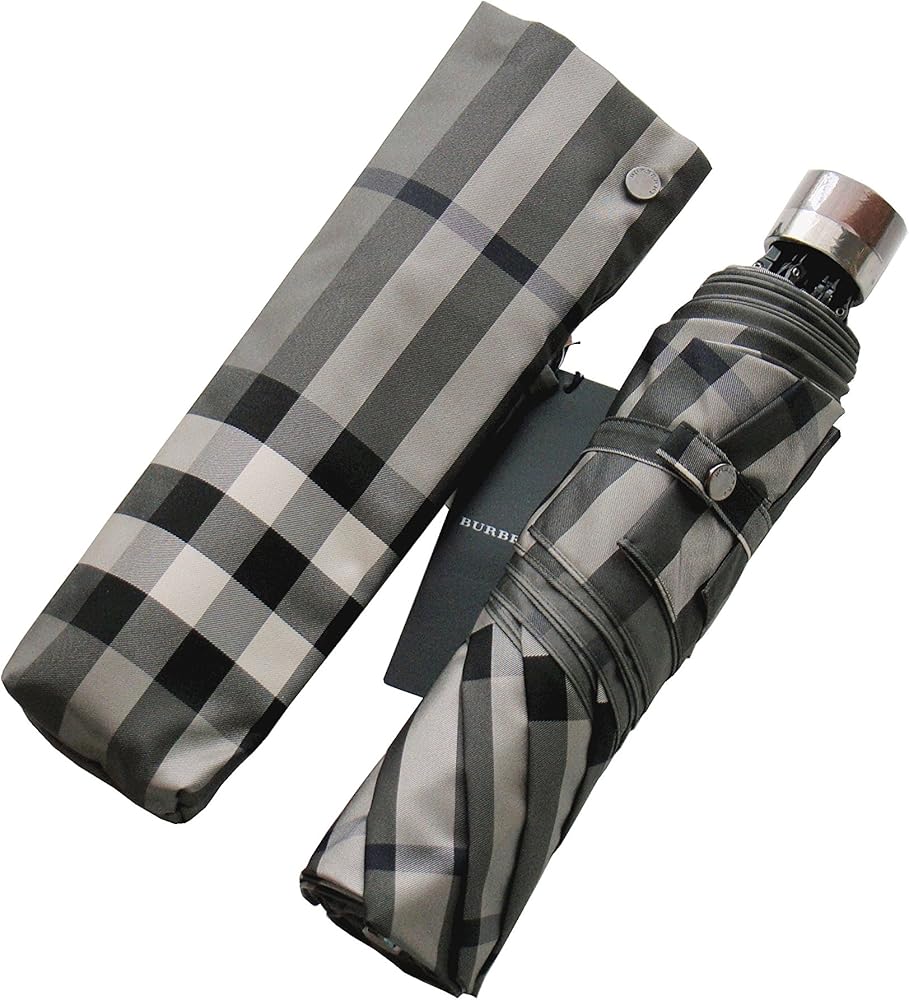 Amazon | [BURBERRY] [バーバリー] 紳士 メンズ 折り畳み 傘 雨傘 ノバ
