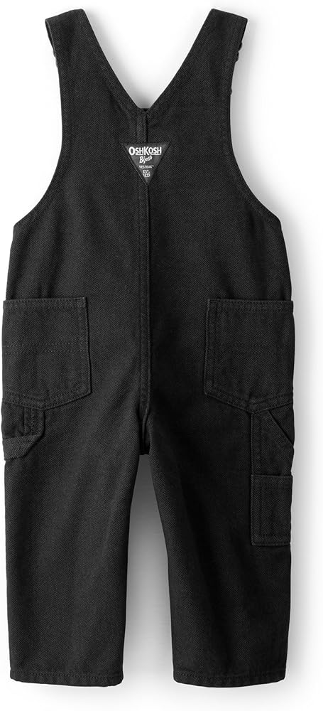 Amazon.com: Oshkosh Boys World's Best Overalls, Black Herringbone