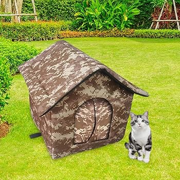 Amazon.co.jp: 外猫ハウス 屋外 防水 防寒、キャットハウス、屋外猫