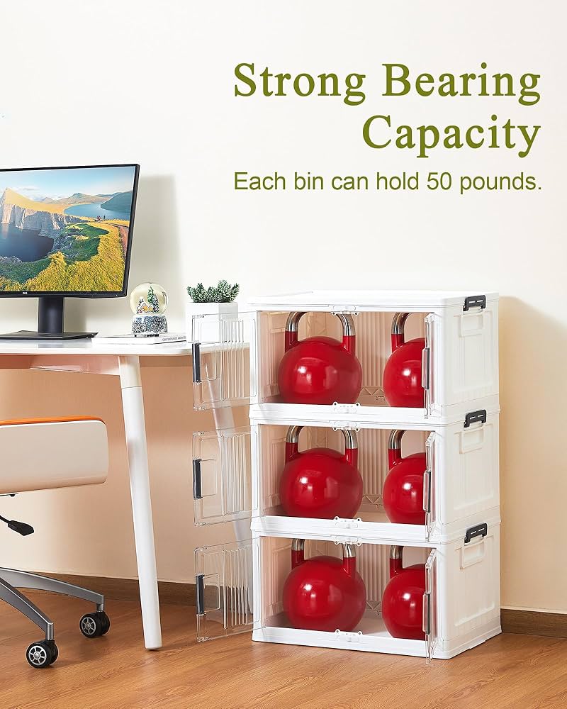 Amazon.com - OlarHike 48QT Lockable Storage Bins with Lids