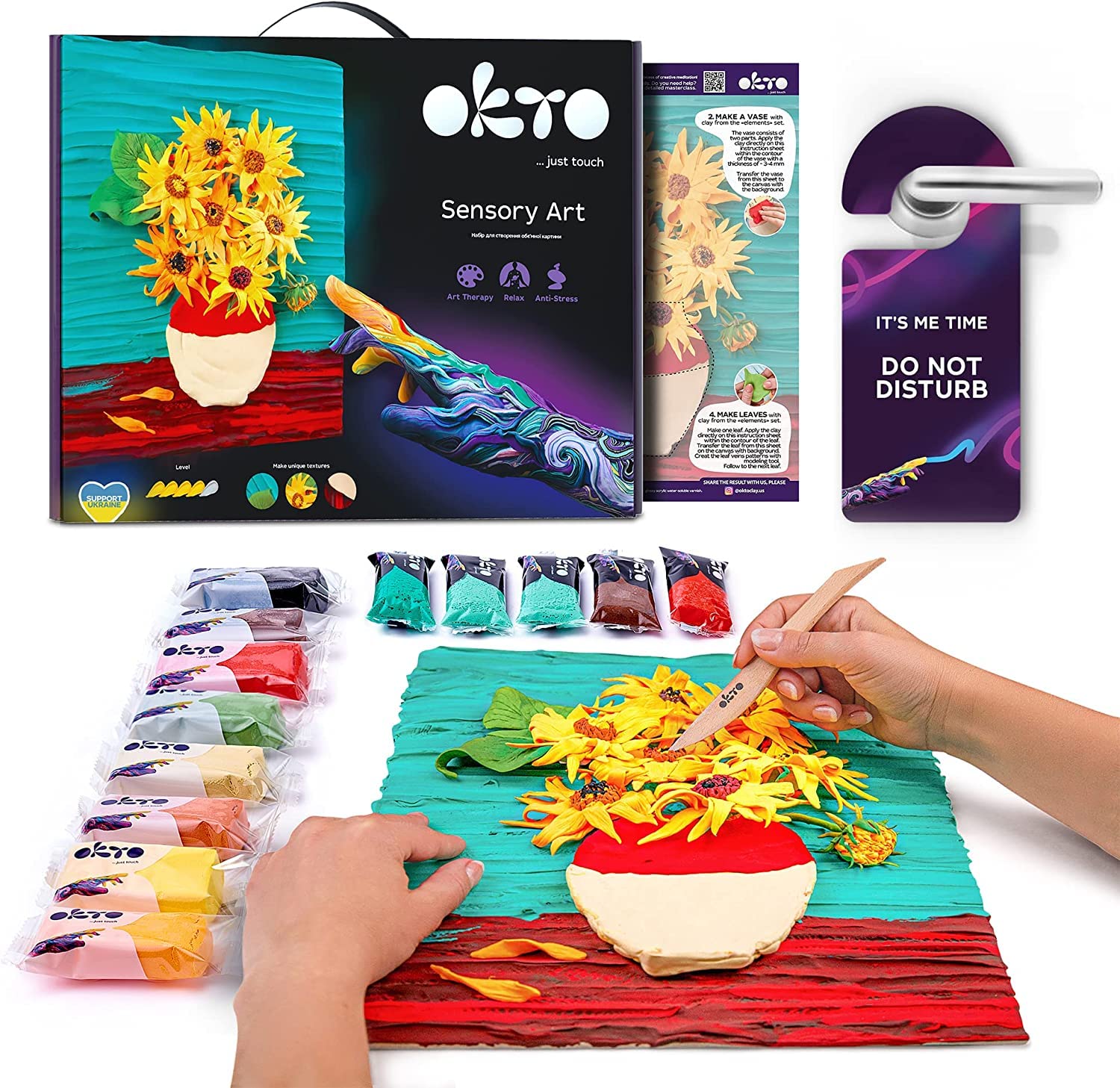 Amazon.com: Art Kit Sunflowers | Arts & Crafts DIY Painting with