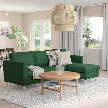 Amazon｜IKEA PÄRUP 3人掛けソファ 長椅子付き ヴィッスルダーク