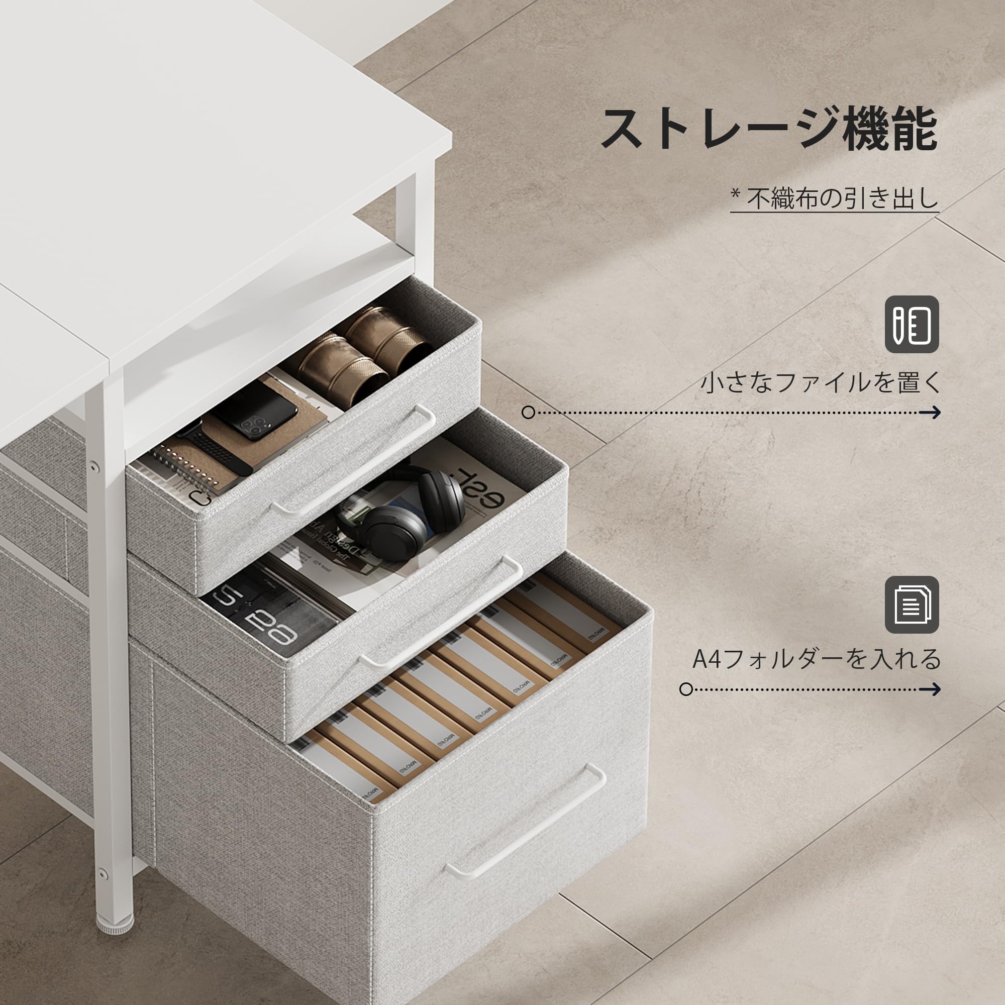 Amazon | Maihail 机 pcデスク パソコンデスク 在宅ワークデスク つく