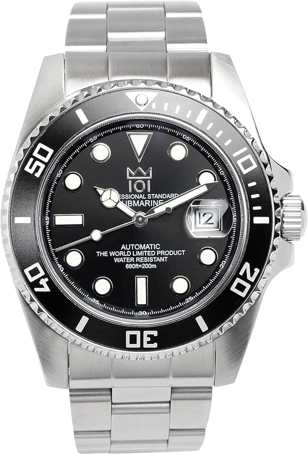 Amazon.co.jp: [HYAKUICHI 101] ヒャクイチ No.7 ダイバーズウォッチ