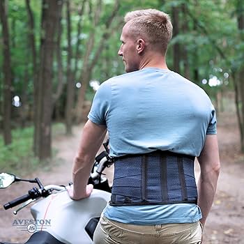 Amazon.com: AVESTON Kidney Belt Back Support Brace for Motorcycle