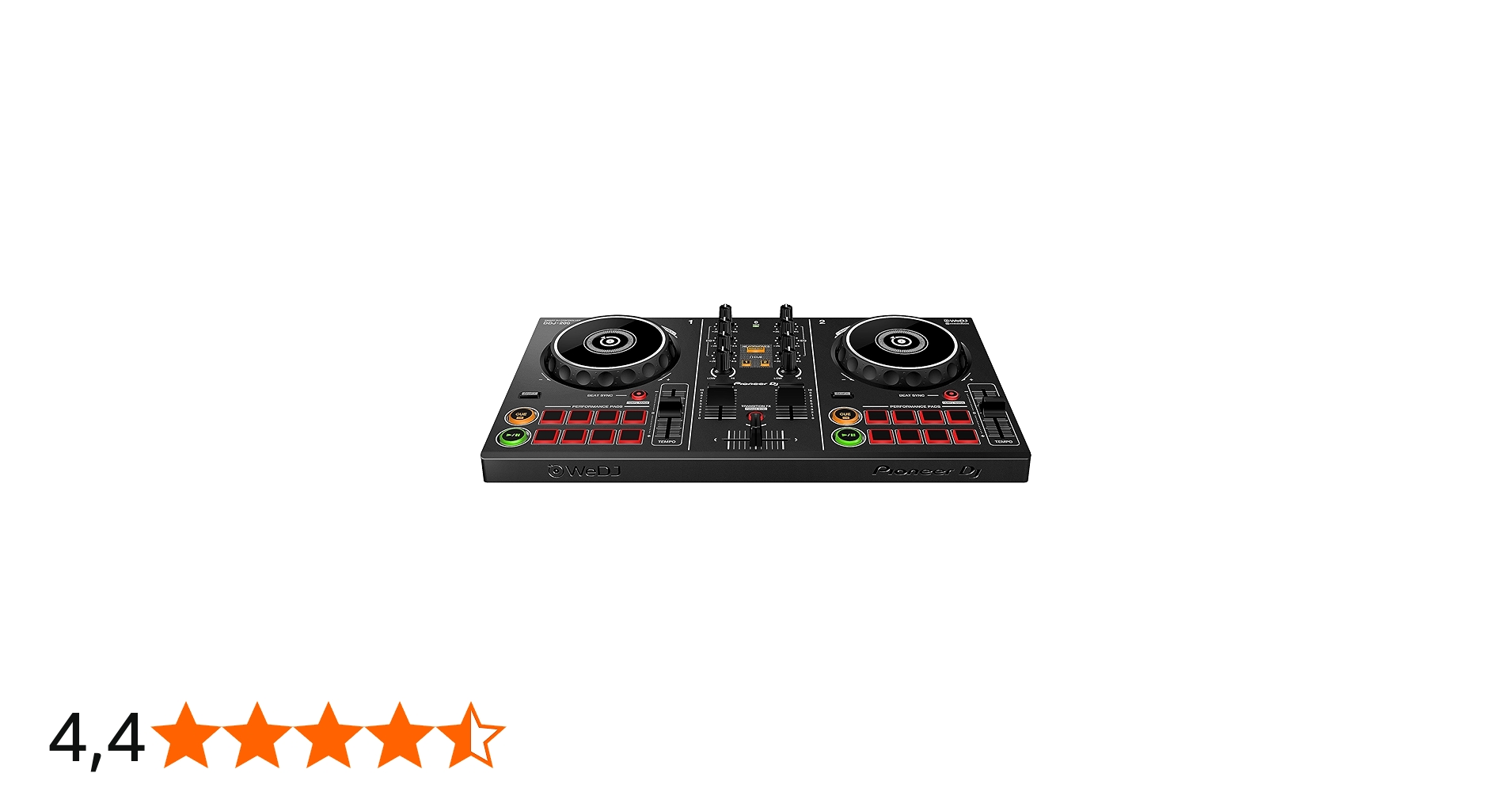 Pioneer DJ DDJ-200 Controlador de DJ Rekordbox de 2 decks : Amazon