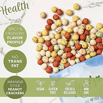Amazon.com : NUTS U.S. - Japanese Coated Peanut Crackers | Japan