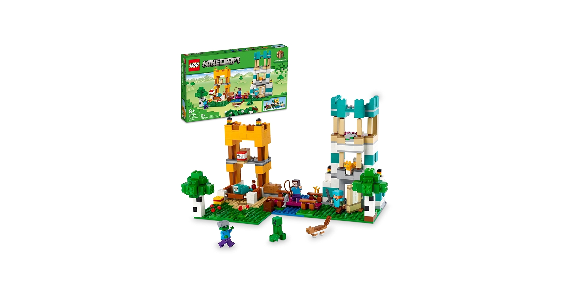 Amazon.com: LEGO Minecraft The Crafting Box 4.0 Building Toy