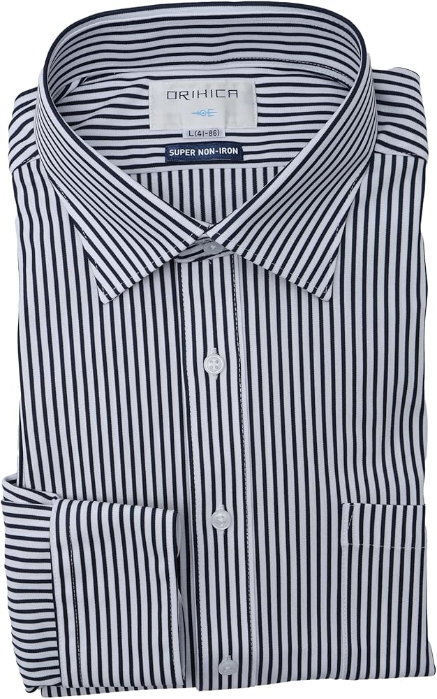 Amazon.co.jp: [オリヒカ] スーパーノンアイロン ストレッチ 【長袖