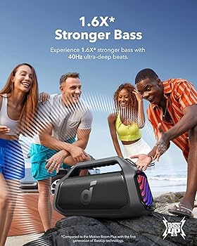 Amazon.com: Soundcore Boom 2 Plus Portable Speaker by Anker, 140W
