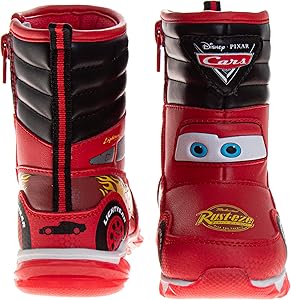 Amazon.com | Disney Cars Snow Boots with Lights - Lightning