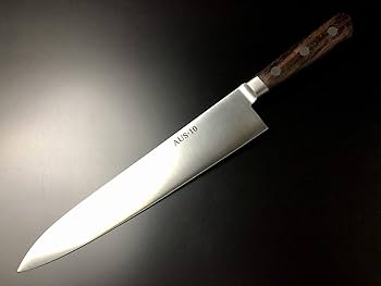 Amazon | 有次 包丁 牛刀 240 mm AUS-10 A合金鋼 築地 ARITSUGU ローズ