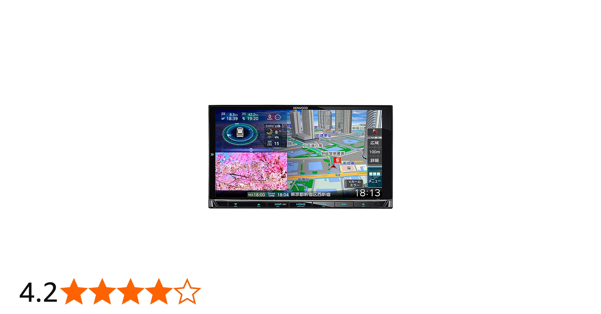 Amazon | ケンウッド カーナビ 彩速ナビ 7型 MDV-M906HD 専用ドラレコ