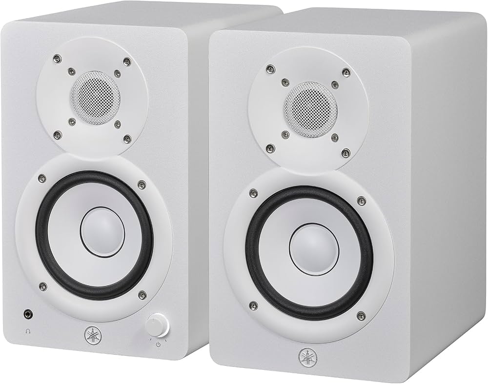 Amazon | ヤマハ HS4 パワードスタジオモニター ホワイト ペア (HS4 W