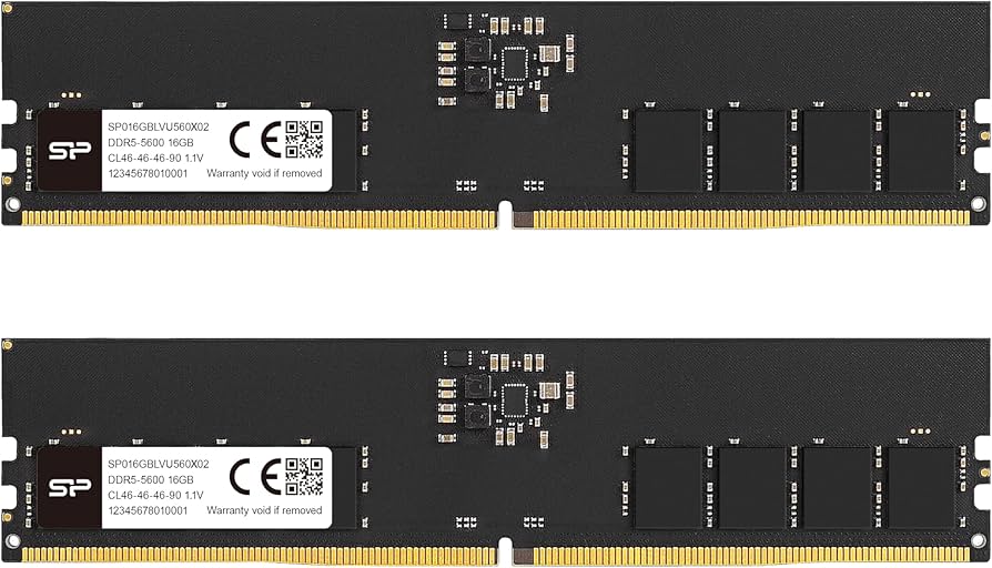 Amazon.co.jp: シリコンパワー DDR5 32GB (2x16GB) 5600MHz (PC5-44800