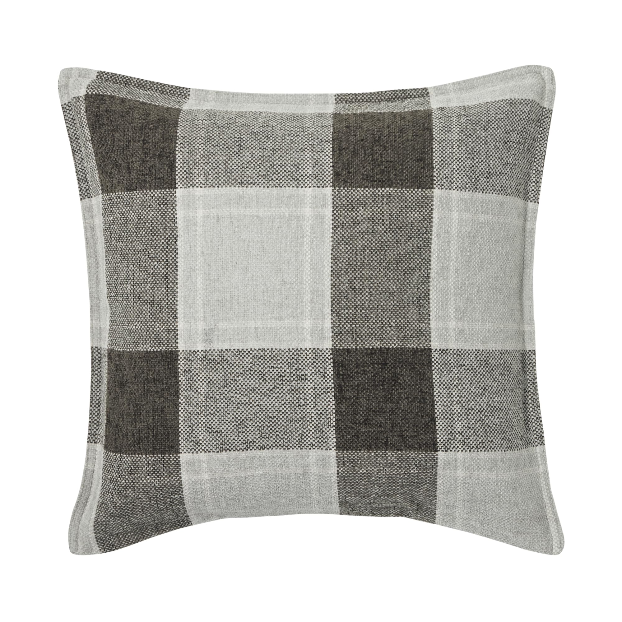 ami 【2枚】 エルメス クッションカバー グレー 45×45 チェック 楽天