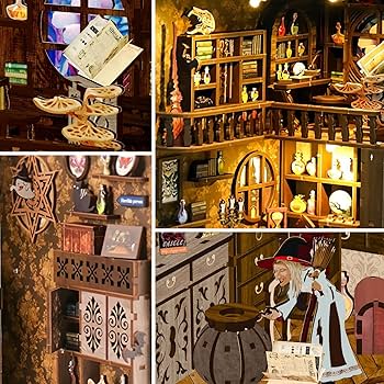 Amazon.com: DIY Book Nook Kit - Master Alchemist's Studio Series