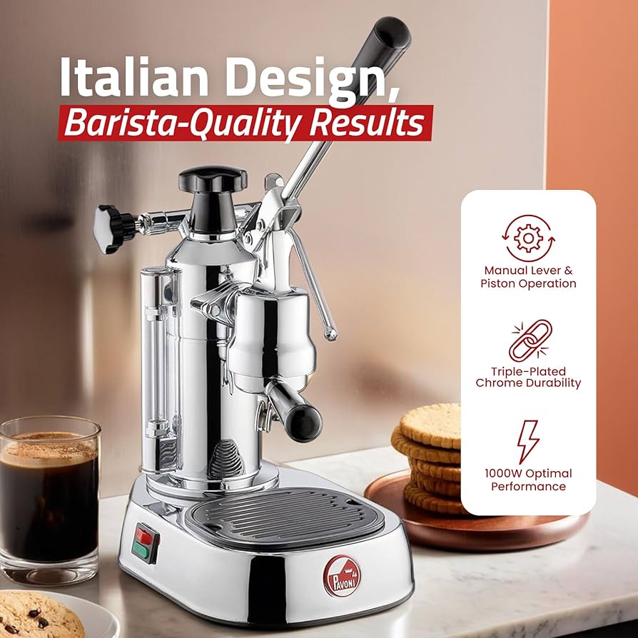 Amazon | La Pavoni EPC-8 Europiccola 8-Cup Lever Style Espresso