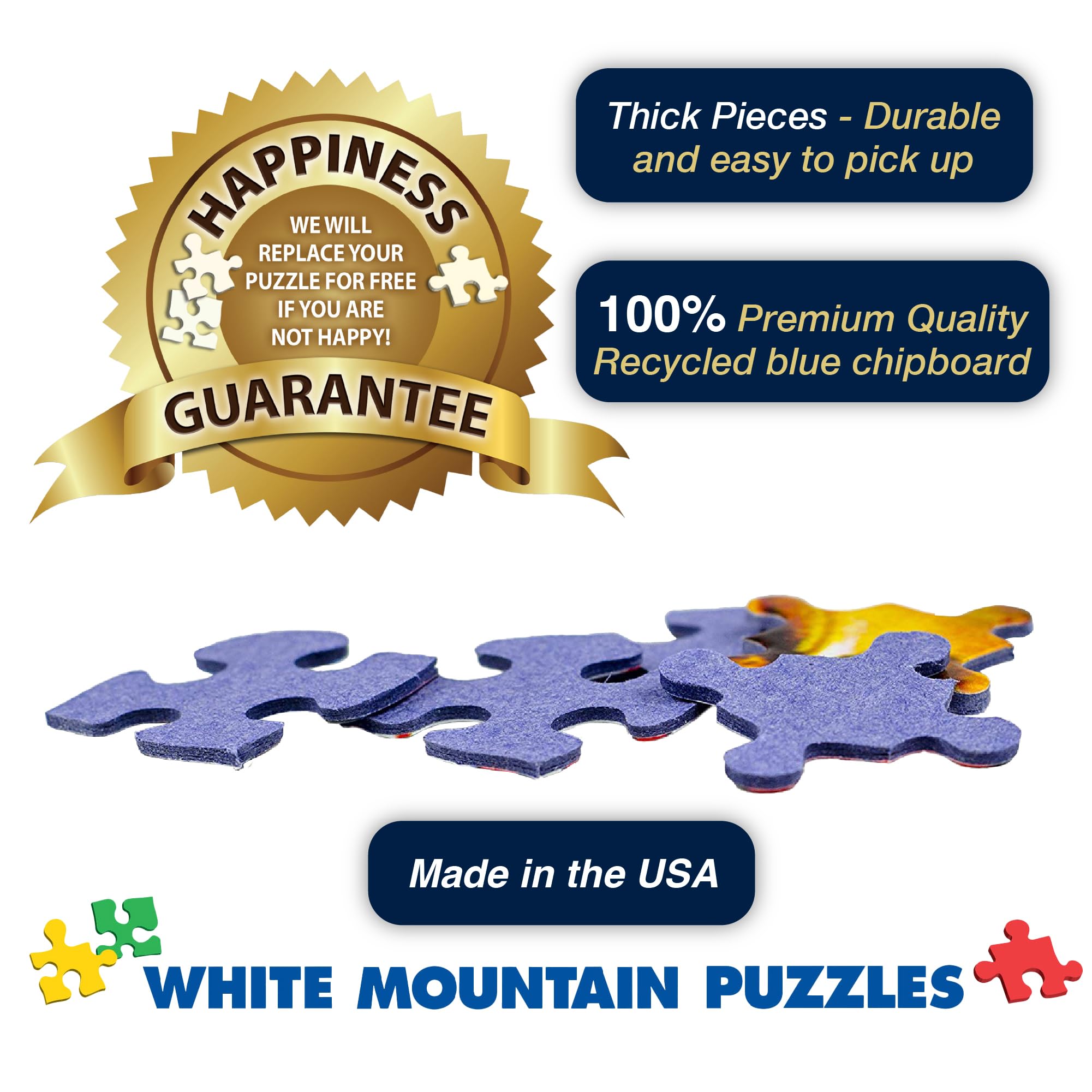 Amazon.co.jp: White Mountain Seek & Find Christmas Puzzles 1000