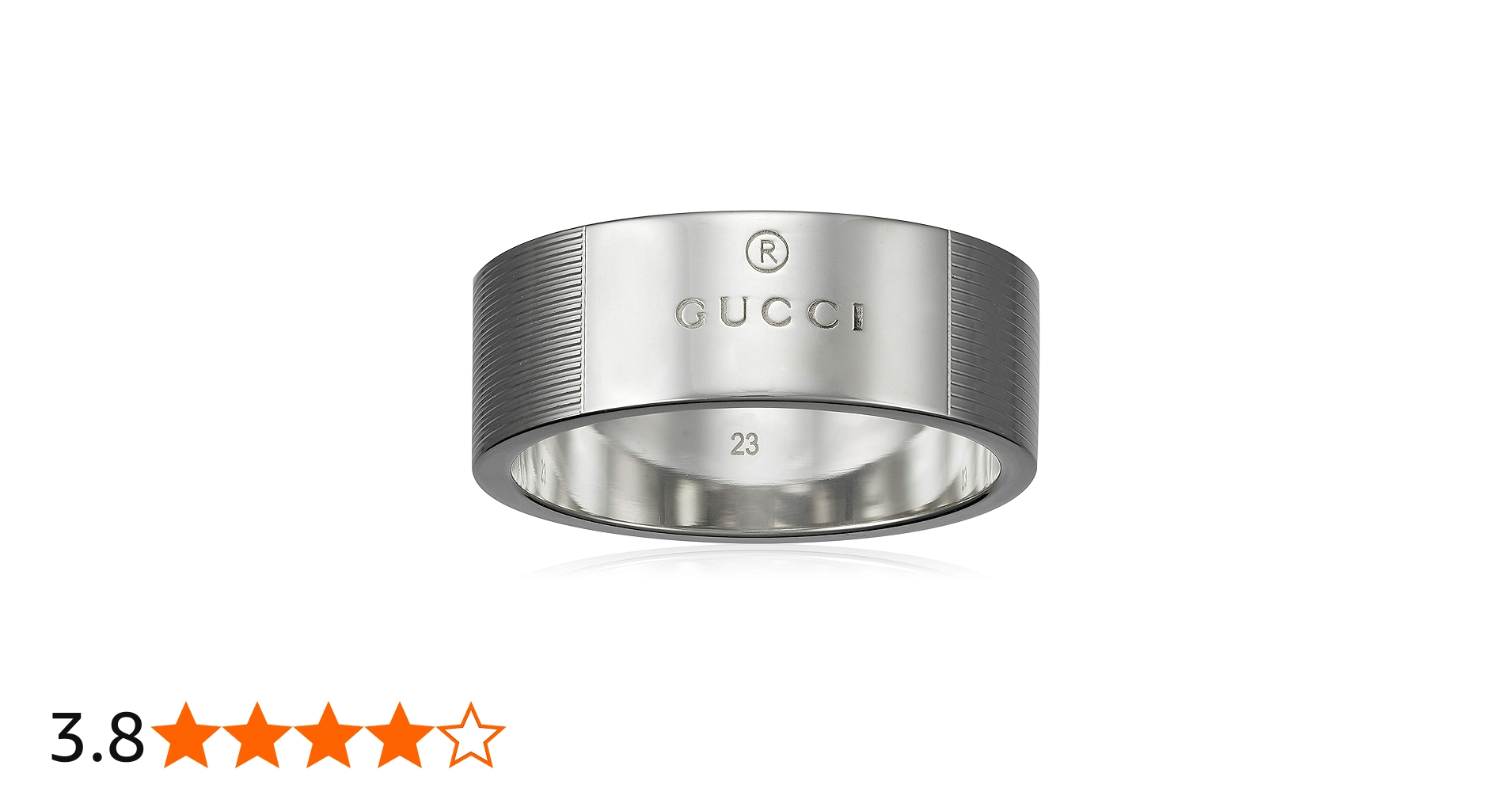 Amazon.co.jp: [グッチ] Gucci シルバー リング ロゴ GUS-163179-J8400