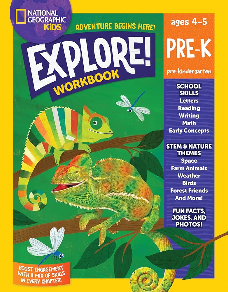 National Geographic Kids Explore! Workbook Pre-K: National