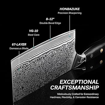 Amazon.com: KYOKU Vegetable Cleaver Knife - 7