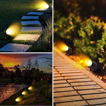 suifazy 7W Low Voltage Landscape Lighting with Connectors AC/DC 12