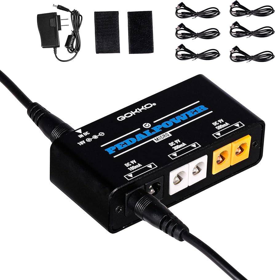 Amazon | GOKKO AUDIO パワーサプライ エフェクターペダル用 エレキ
