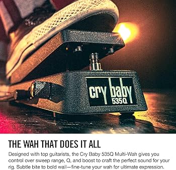 Amazon.com: JIM DUNLOP 535Q Multi-Wah Guitar Effects Pedal