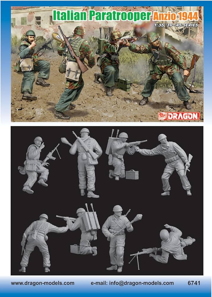 Amazon | ドラゴン 1/35 イタリア軍空挺部隊 アンツィオ1944