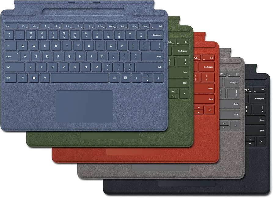 Amazon.com: Microsoft Surface Pro Signature Keyboard, Backlit Keys