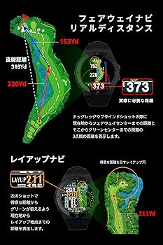 Amazon | Shot Navi EXCEEDS(ショットナビ) 【ブラック】 タッチパネル