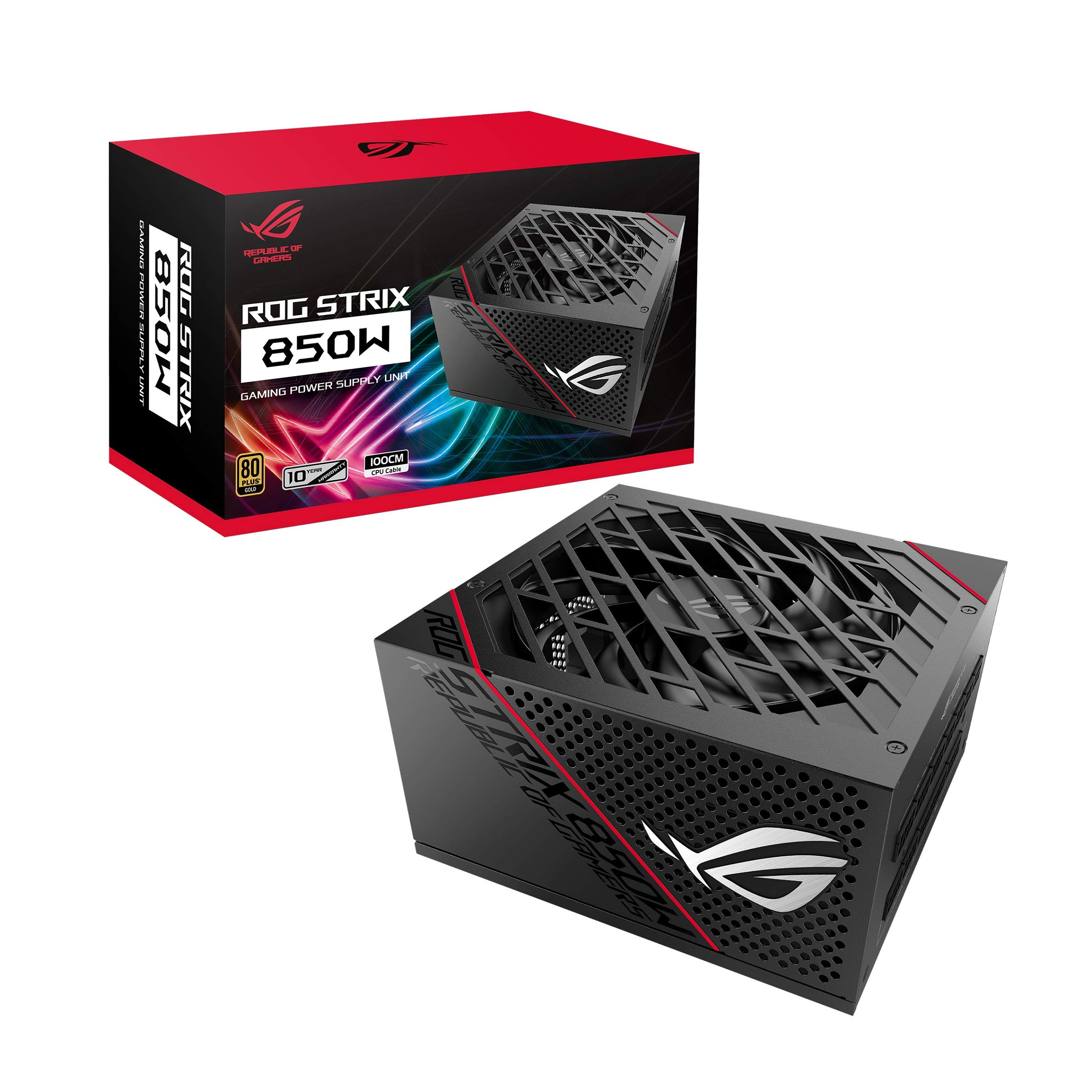 ASUS ROG Strix 850W Gold PSU, Power Supply (ROG heatsinks, Axial