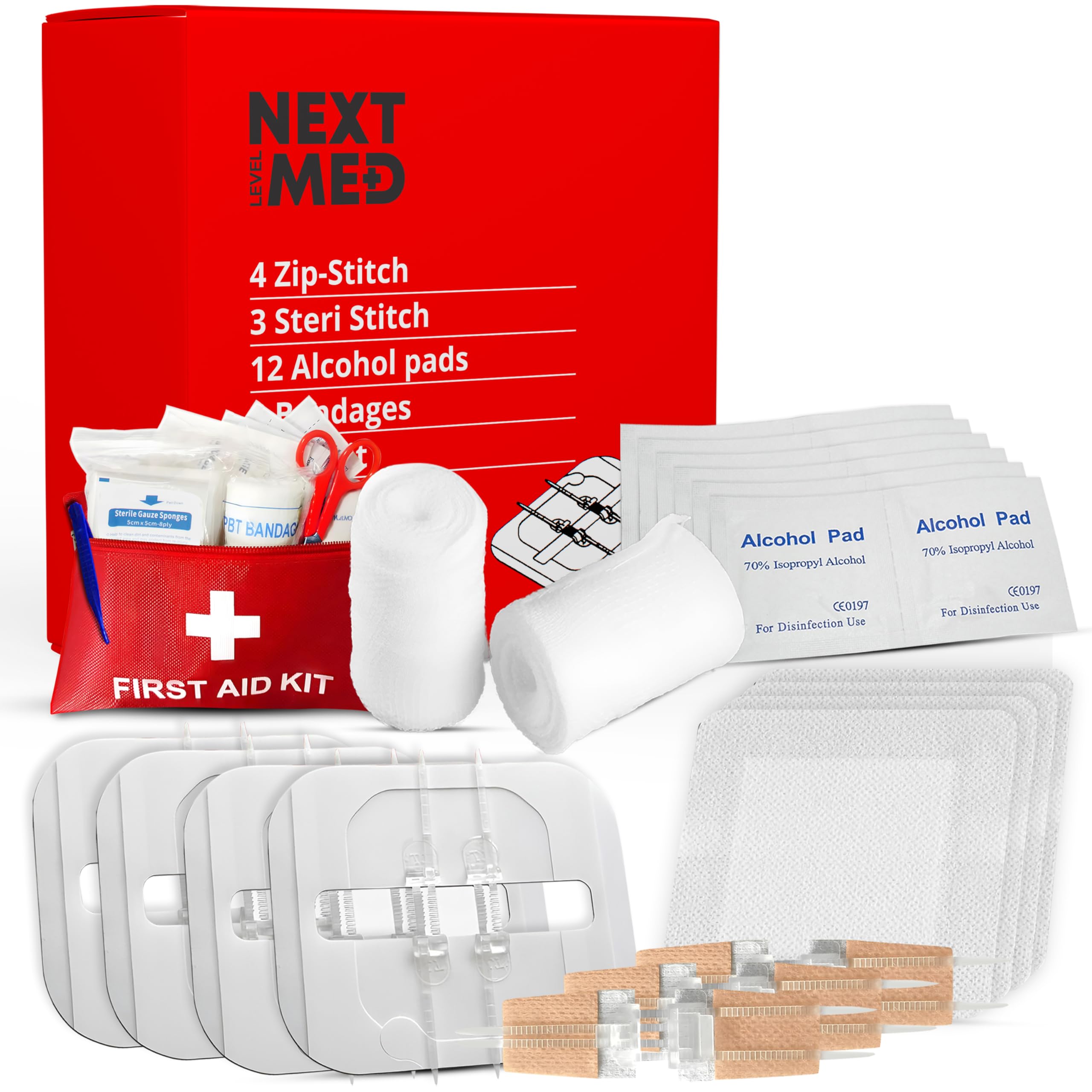 Amazon.com: NEXT LEVEL MED Zip-Stitch Wounds & Cuts Closure Kit