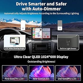 Amazon.com: ATOTO P8 Portable Car Stereo, Wireless CarPlay