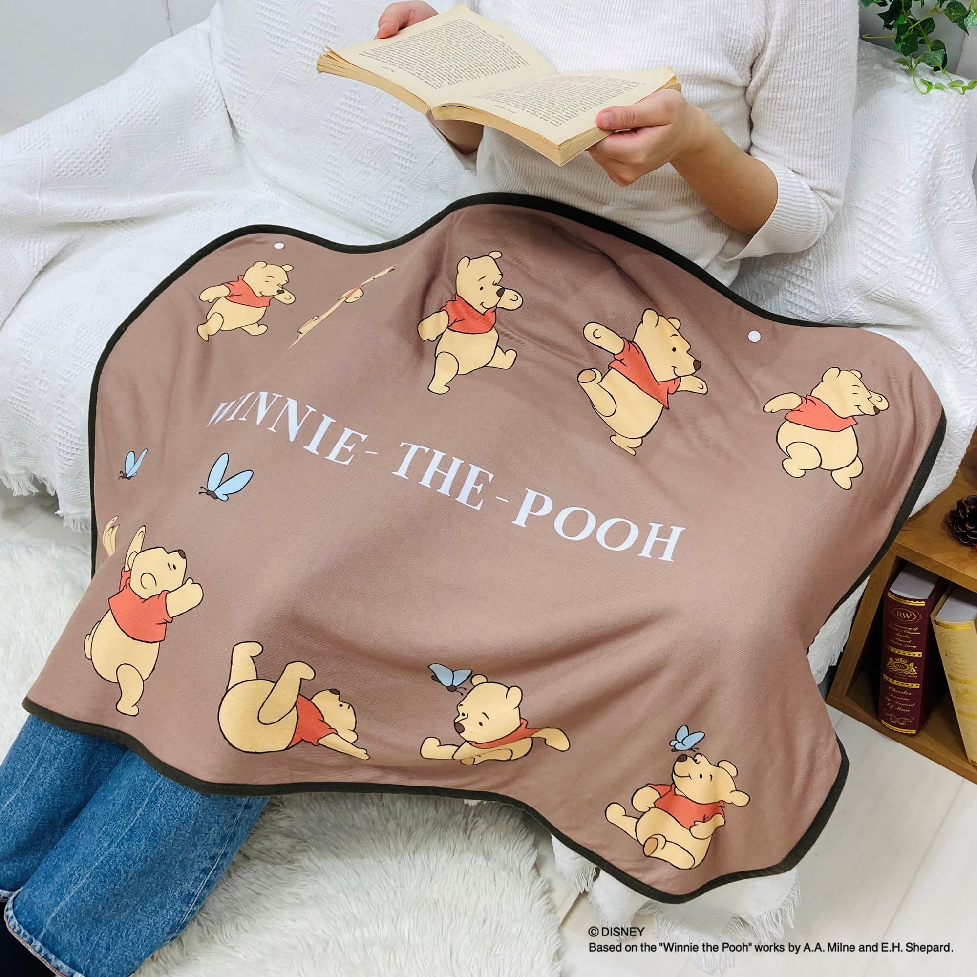 Amazon｜MORIPiLO ディズニー 膝掛け ブランケット (くまのプーさん