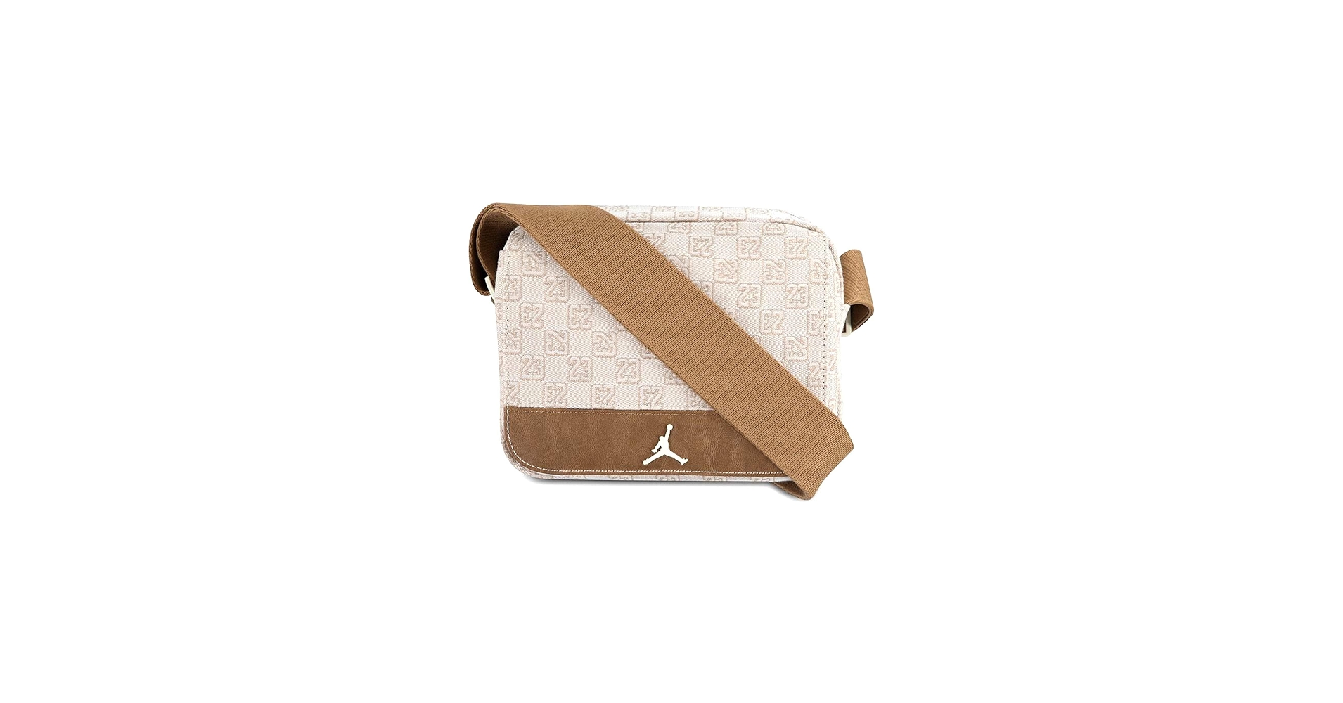 jordan Monogram Mini Messenger Bag - Beige, beige : Jordan: Amazon