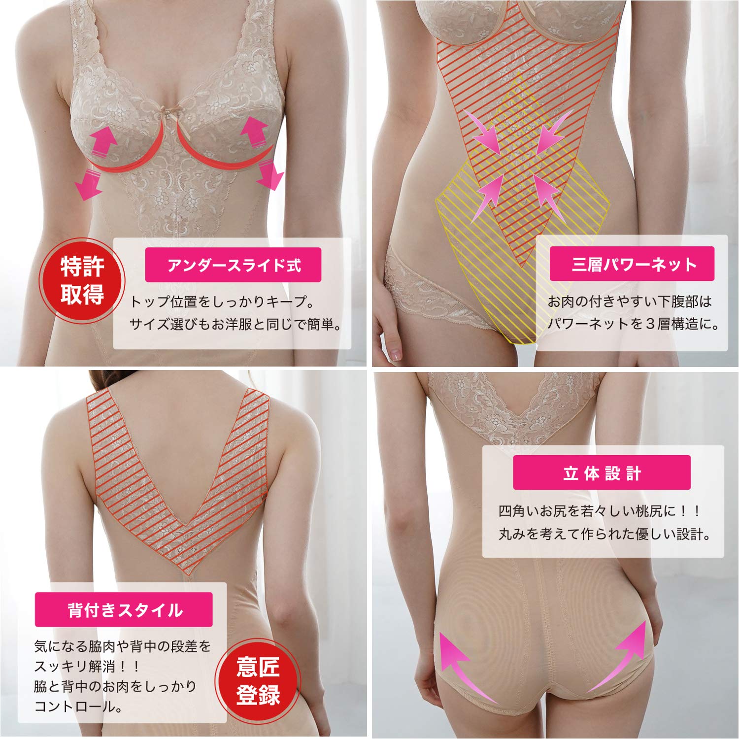 Amazon | TAMURA EPARINA レディメイクボディスーツ TPN17