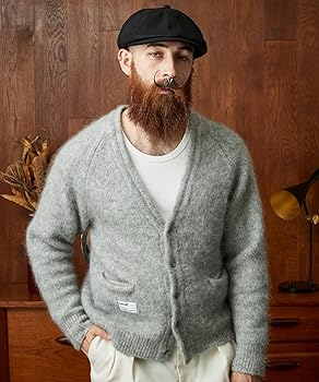 Amazon | 【Schott】【ショット】 MOHAIR KNIT CARDIGAN モヘアニット