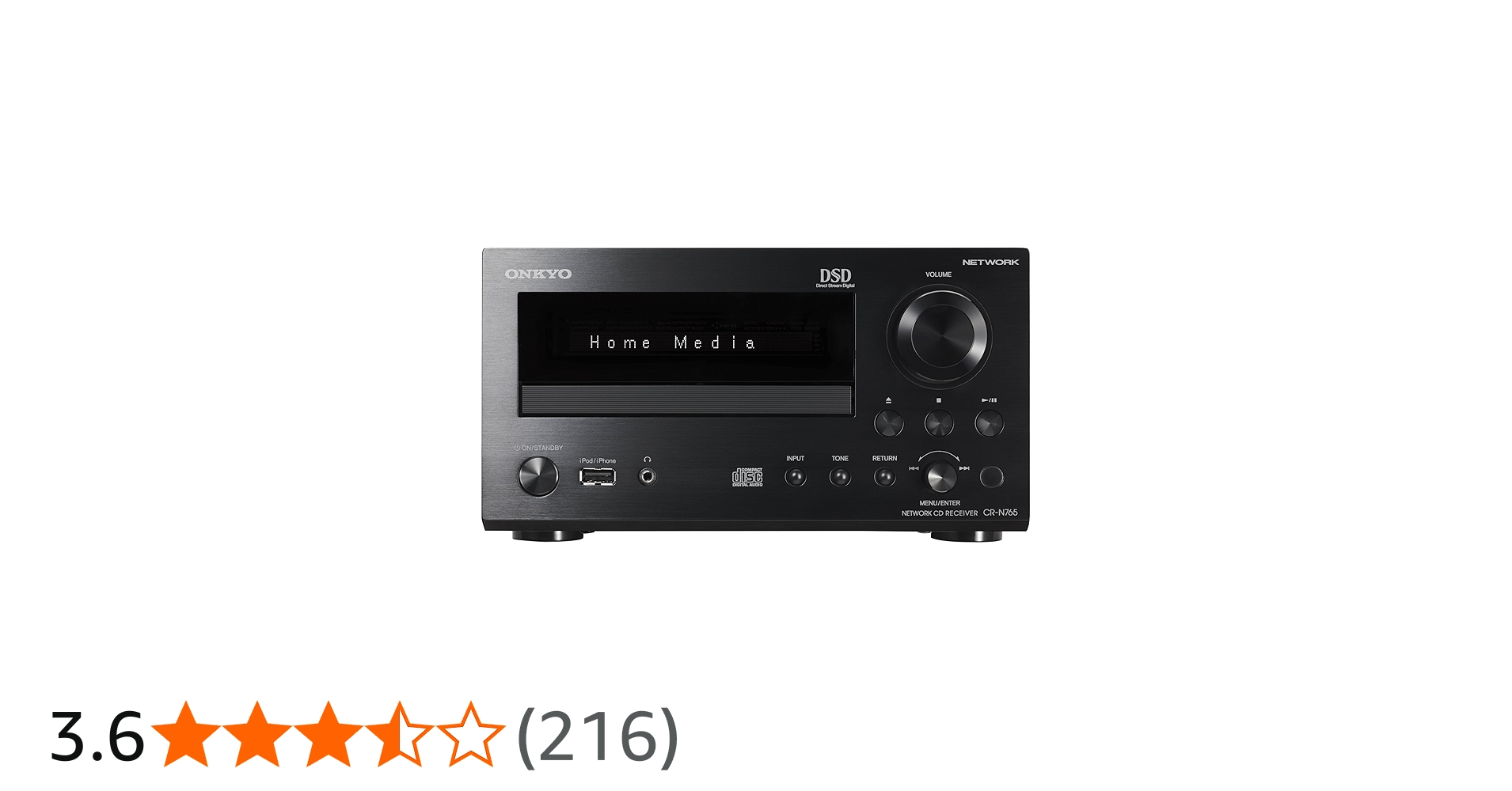 Amazon.co.jp: ONKYO ネットワークCDレシーバー ブラック CR-N765(B