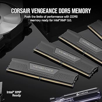 CORSAIR Memória Vengeance DDR5 RAM 32GB (2x16GB) 6000MHz CL30-36
