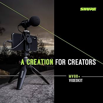 Amazon.com: Shure MV88+ Video Kit - Digital Stereo Condenser
