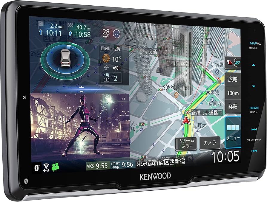 Amazon | ケンウッド カーナビ 彩速 9インチ MDV-M909HDF