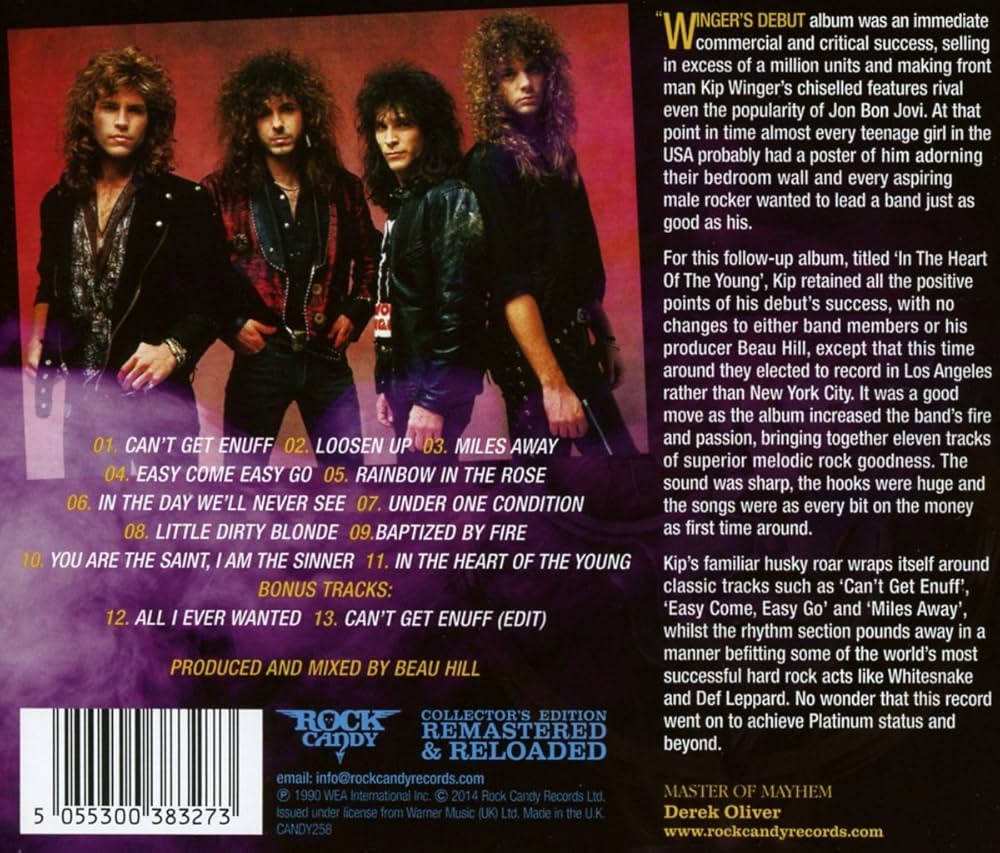 WINGER - In the Heart of the Young - Amazon.com Music